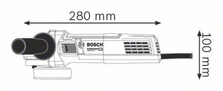 BOSCH PRO GWS 9-115 S, Polizor unghiular, 900 W, 115 mm [3]