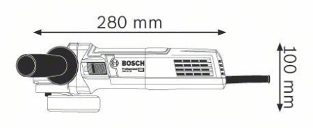 BOSCH PRO GWS 9-125, Polizor unghiular, 900 W, 125 mm [4]