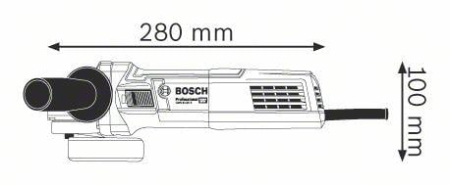 BOSCH PRO GWS 9-125 S, Polizor unghiular, 900 W, 125 mm [3]