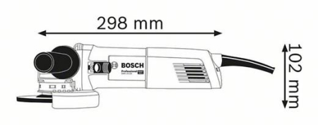 BOSCH PRO GWX 14-125, Polizor unghiular cu X-LOCK, 1.400 W, 125 mm [2]