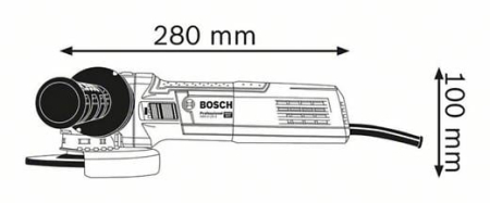 BOSCH PRO GWX 9-125 S, Polizor unghiular cu X-LOCK, 900 W, 125 mm [3]