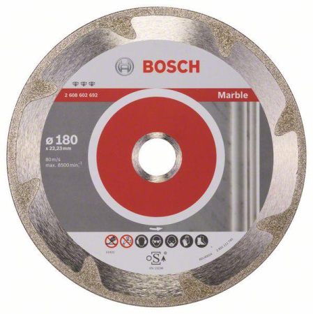SCULE & MATERIALE - BOSCH PRO Marble, Disc de tăiere diamantat, pentru polizoare unghiulare mari, alezaj 22,23 mm, Ø 180-230 mm