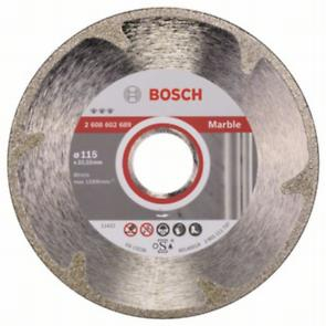 BOSCH PRO Marble, Disc de tăiere diamantat, pentru polizoare unghiulare mici, alezaj 22,23 mm, Ø 115-125 mm [1]