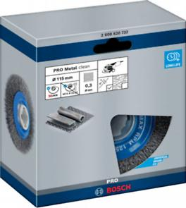 BOSCH PRO Metal Clean, Perie-disc de sârmă, din sârmă ondulată, pentru polizoare unghiulare mici, X-Lock, 115 x 0,3 mm [4]