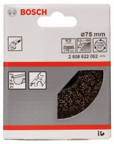 BOSCH PRO Metal Clean, Perie-oală, din sârmă ondulată, pentru polizoare unghiulare mici, filet M10, 75 x 0,3 mm, M10 [2]