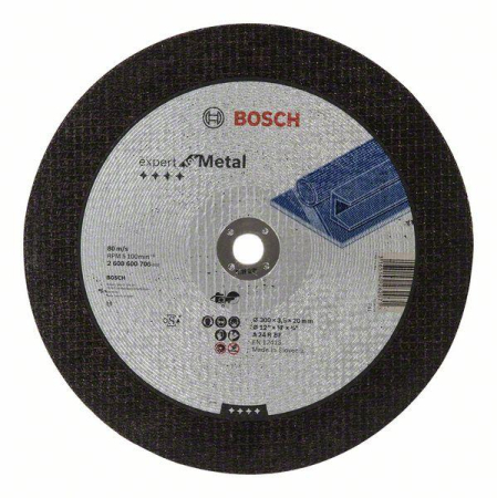 SCULE & MATERIALE - BOSCH PRO Metal, Disc de tăiere din material compozit, pentru fierăstraie pe benzină, alezaj 20 mm, 305 x 3,6 mm