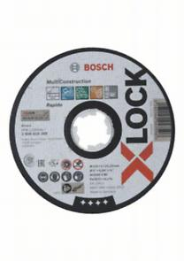 BOSCH PRO Multi Construction, Disc de tăiere din material compozit, pentru polizoare unghiulare mici, X-Lock, grosime 1-1,6 mm [1]