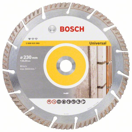SCULE & MATERIALE - BOSCH PRO Multi Material, Disc de tăiere diamantat, pentru polizoare unghiulare mari, alezaj 22,23 mm, 230 x 2,6 x 10 mm [cutie 10 bucăți]