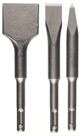 SCULE & MATERIALE - BOSCH PRO SDS plus-4C, Set de 3 dălți scurte, 20-40 x 140 mm