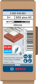 BOSCH PRO SDS plus-5C, Set de dălți ascuțite, 250 mm [2]