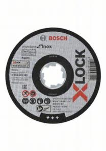 BOSCH PRO Stainless Steel and Metal, Disc de tăiere din material compozit, subțire, cu durată mare de viață, pentru polizoare unghiulare mici, X-Lock, Ø 115-125 mm [cutie 10 bucăți] [1]