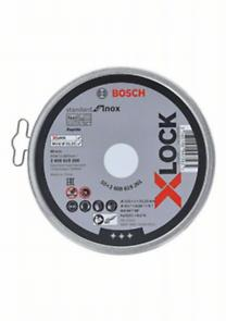 BOSCH PRO Stainless Steel and Metal, Disc de tăiere din material compozit, subțire, cu durată mare de viață, pentru polizoare unghiulare mici, X-Lock, Ø 115-125 mm [cutie 10 bucăți] [4]