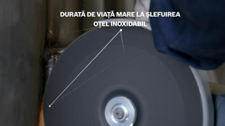 BOSCH PRO Stainless Steel, Disc de degroșare din material compozit, pentru polizoare unghiulare mari, alezaj 22,23 mm, Ø 180-230 mm [2]
