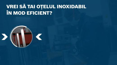 BOSCH PRO Stainless Steel, Disc de tăiere din material compozit, cu durată mare de viață, pentru polizoare unghiulare mici, alezaj 22,23 mm, Ø 115-125 mm [2]
