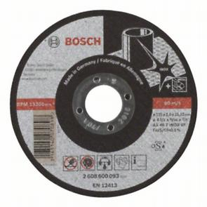BOSCH PRO Stainless Steel, Disc de tăiere din material compozit, cu durată mare de viață, pentru polizoare unghiulare mici, alezaj 22,23 mm, Ø 115-125 mm [1]