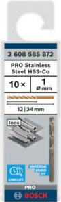 BOSCH PRO Stainless Steel HSS-Co, Burghiu elicoidal, pentru metal, Ø 1-7,5 mm [cutie 10 bucăți] [3]