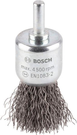 SCULE & MATERIALE - BOSCH PRO Steel Longlife, Perie pensulă din sârmă ondulată pentru mașina de găurit cu prindere cilindrică de 6 mm, 25 x 0,3 mm