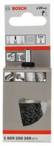BOSCH PRO Steel Longlife, Perie pensulă din sârmă ondulată pentru mașina de găurit cu prindere cilindrică de 6 mm, 25 x 0,3 mm [3]