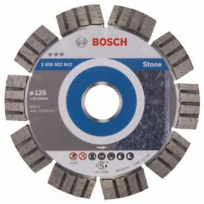 BOSCH PRO Stone, Disc de tăiere diamantat, pentru polizoare unghiulare mici, alezaj 22,23 mm, 125 x 2,2 x 12 mm [1]
