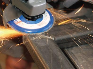 BOSCH PRO X571, Disc de șlefuire evantai, pentru polizoare unghiulare mici, versiunea înclinată, din fibre, Ø 115-125 mm [2]