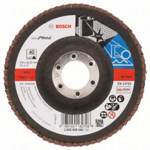 BOSCH PRO X571, Disc de șlefuire evantai, pentru polizoare unghiulare mici, versiunea înclinată, din fibre, Ø 115-125 mm [3]