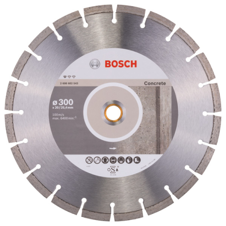Discuri debitare și polizare - BOSCH STANDARD CONCRETE, Disc diamantat pentru tăiere beton