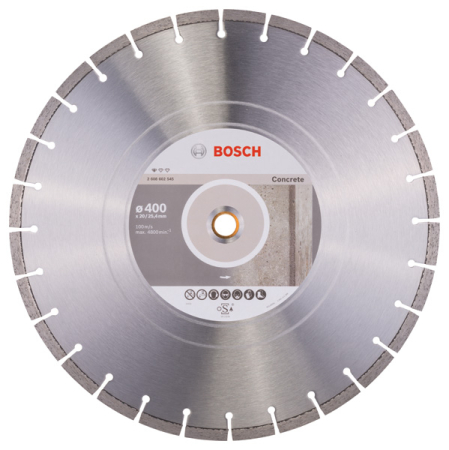 Discuri debitare și polizare - BOSCH STANDARD CONCRETE, Disc diamantat pentru tăiere beton