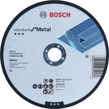 Discuri debitare și polizare - BOSCH STANDARD, Disc de tăiere pentru metal