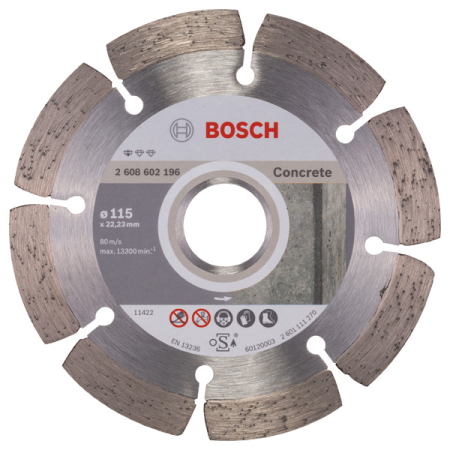 Discuri debitare și polizare - BOSCH STANDARD FOR CONCRETE, Disc diamantat pentru beton