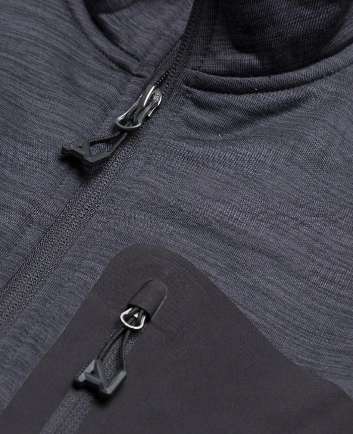 BREEFFIDRY, Hanorac funcțional Slim Fit din poliester, 300 g/mp [4]