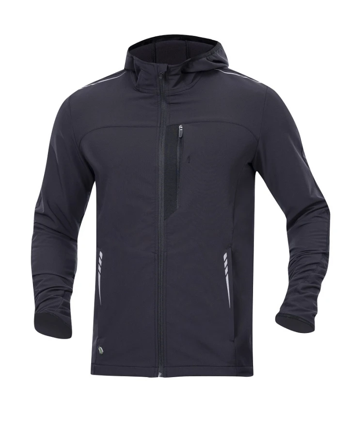 BREEFFIDRY STRETCH, Jachetă Softshell cu glugă din poliester și elastan, 230 g/mp [0]