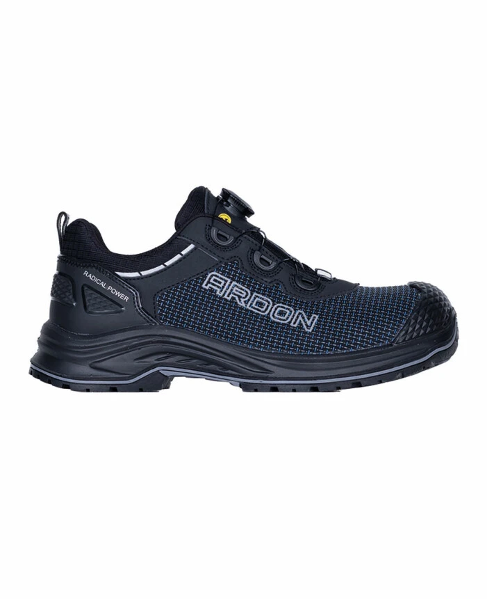 ÎNCĂLȚĂMINTE - BRICK BLUE LOW O2 ESD, Pantofi de lucru din material textil Woven-Tek, antistatici ESD