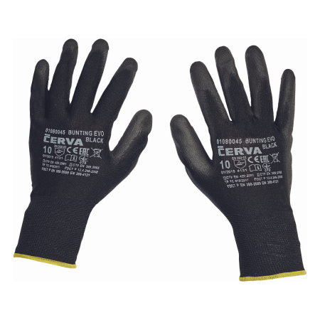 Oferte Speciale - BUNTING EVOLUTION, manusi de protectie negre din Poliester
