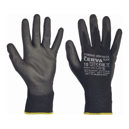 BUNTING EVOLUTION, manusi de protectie negre din Poliester [1]