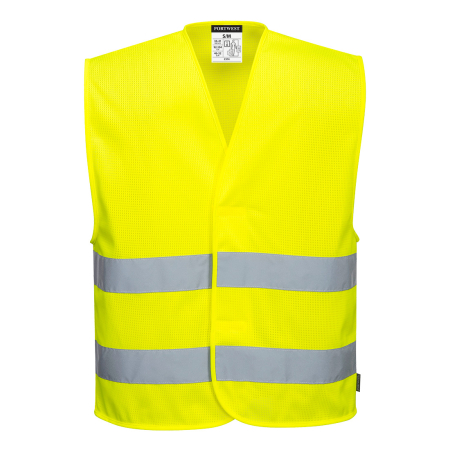 IMBRACAMINTE - C374, Vestă HI-VIS din 100% poliester tip plasa, 150 g/mp