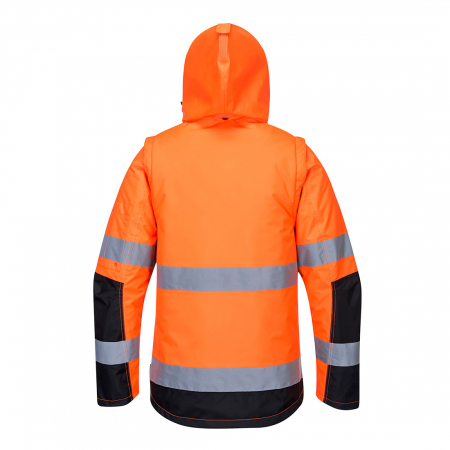 C469, Jacheta HI VIS Premium de iarnă, 3-in-1, din poliester Oxford și PU, căptușeală termică 365 g/mp [1]