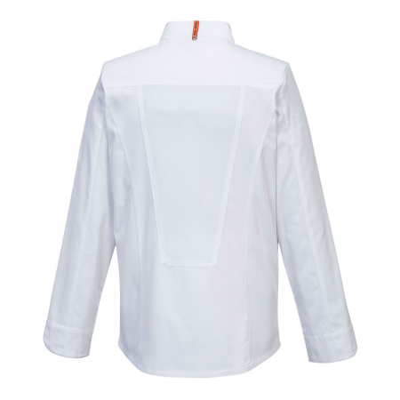 C838, Jachetă de bucătar MeshAir Pro, din polibumbac, 190 g/mp [4]