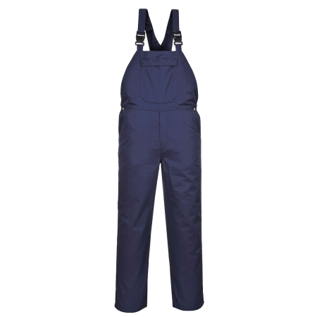 Pantaloni în talie - C875, Salopetă cu pieptar din 65% poliester, 35% bumbac, 245 g/mp
