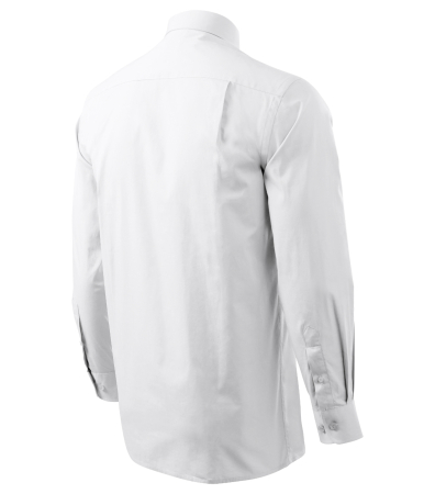 Cămașă bărbătească cu mânecă lungă din poplin, 100% bumbac, 125 g/mp [3]