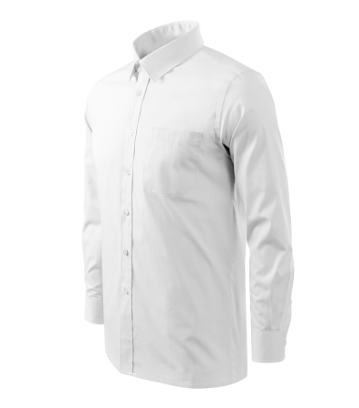 Imbracaminte UZ GENERAL - Cămașă bărbătească cu mânecă lungă din poplin, 100% bumbac, 125 g/mp