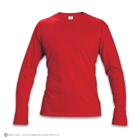 Tricouri si bluze - CAMBON, Bluză cu mânecă lungă din bumbac 100%. 160 g/mp