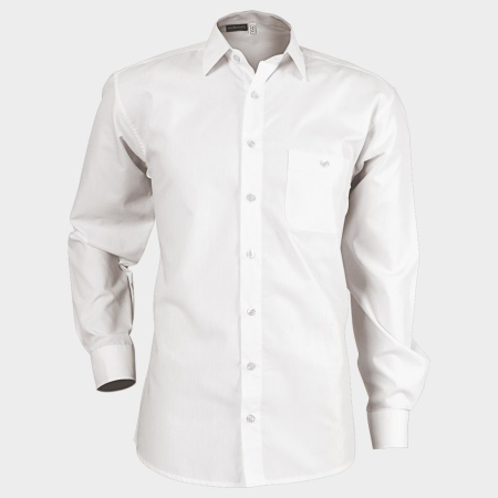 Camasi si tunici - CAMISA, Cămașă cu mânecă lungă din bumbac și poliester, cu buzunar la piept