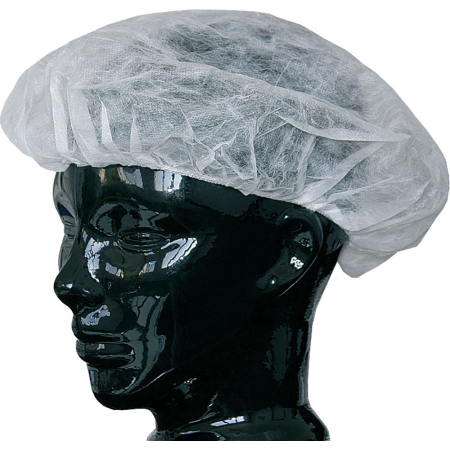 Acoperitori Cap Unică Folosință - Capelină de unică folosință din polipropilenă netesută, 12 g/mp [set 100 bucăți]