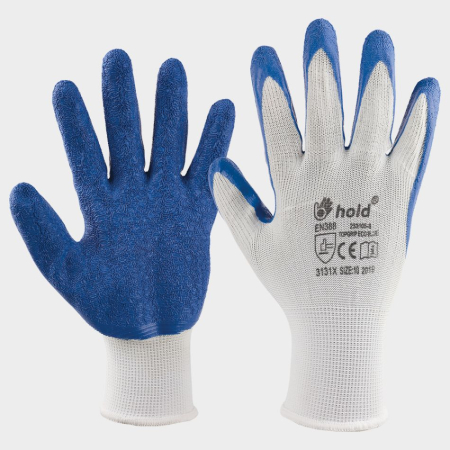 PROTECȚIA MÂINILOR - CARD TOPGRIP B, Manusi de protectie mecanica din tricot imersate in latex