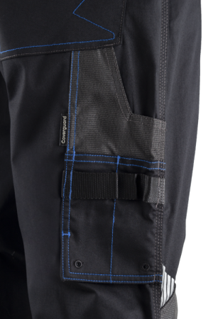 CASITA II, Pantaloni în talie din twill elastic reciclat GRS, 250 g/mp, genunchiere Oxford [4]