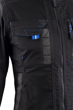 CASITA, Jachetă de lucru din twill elastic bumbac-poliester, 250 g/mp, ranforsări Oxford [4]