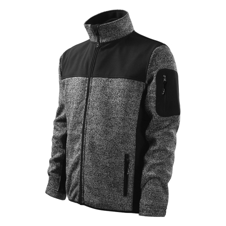 CASUAL, Jachetă softshell pentru bărbați din 100% poliester, strat interior din microfleece [1]