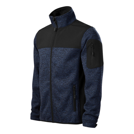 Jachete - CASUAL, Jachetă softshell pentru bărbați din 100% poliester, strat interior din microfleece