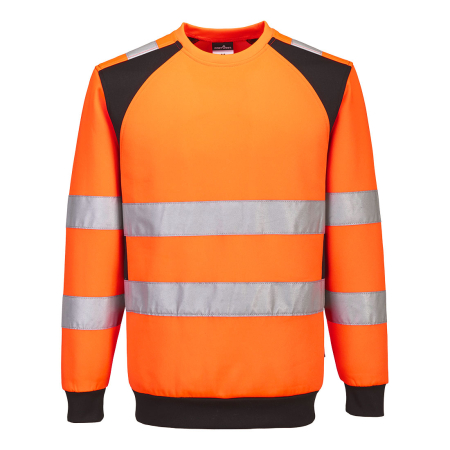 IMBRACAMINTE - CD805, Hanorac HI-VIS din 65% poliester reciclat, 35% bumbac, 300 g/mp