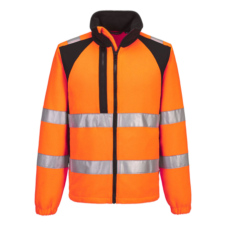 IMBRACAMINTE - CD807, Bluză fleece HI-VIS din 100% poliester reciclat grs, 270 g/mp
